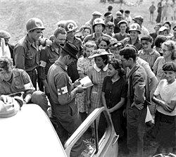 US Army medics in Orléans, 1944