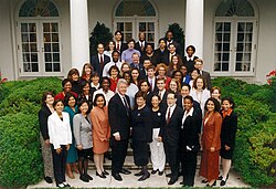 Staff of President Clinton's One America Initiative. The President's Initiative on Race was a critical element in President Clinton's effort to prepare the country to embrace diversity.