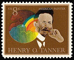 Henry Ossawa Tanner on a 1973 stamp
