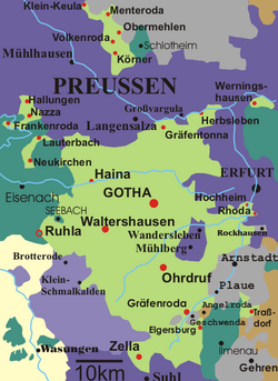 Republic of Saxe-Gotha then Free State of Saxe-Gotha