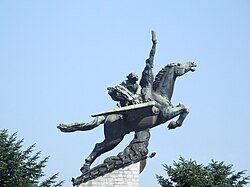 Statue of Chollima Movement in Pyongyang