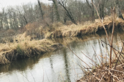 The Millstone River flowing in Plainsboro Township.