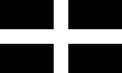 The flag of Cornwall