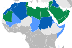 Status of Arabic language map Exclusive official language One of official languages, majority One of official languages, minority Minority, But it is not one of the official languages