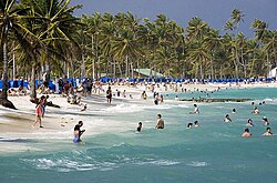 Beach in San Andrés