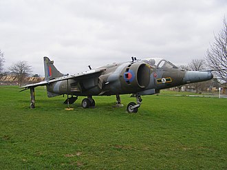 Harrier, a type flown by Johns in the 1970s