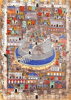 Aleppo, c. 1535 (miniature from “Menazilname” by Matrakçı Nasuh)