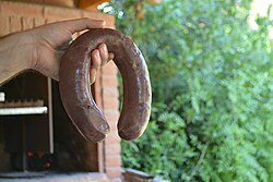 Morcilla for Argentine asado