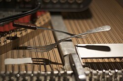 Prepared piano