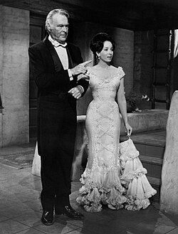 Leif Erickson and Cristal in The High Chaparral