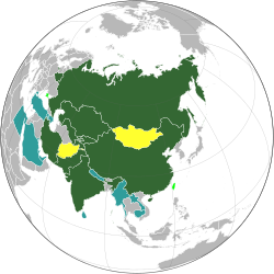 Shanghai Cooperation Organisation: Members Observers Dialogue partners