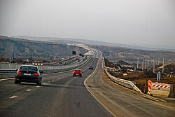 A3 motorway near Cluj-Napoca