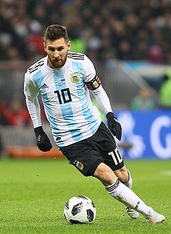 Lionel Messi is the all-time top goalscorer of Argentina U-20 national team with 14 goals