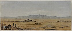 Action at Arzu, 23 April 1880, by Lieutenant John Frederick Irwin