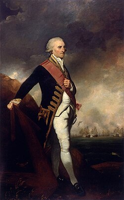 1789 portrait of Rodney by Sir Joshua Reynolds