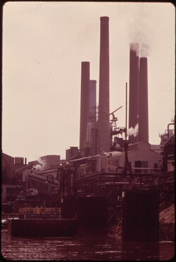 FMC plant in South Charleston, West Virginia, 1970