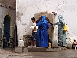 Muslim women in the mellah of Essaouira