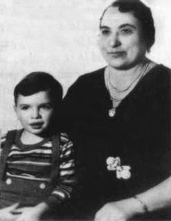 Capone with his mother