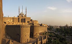 The Citadel of Cairo, with the Mosque of Muhammad Ali