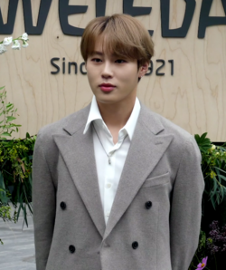 Ha at the Weleda Korea launching event in 2019