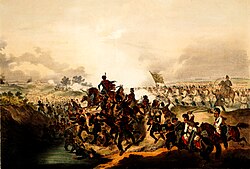 Battle of Temesvár (1849) at the end of a 107-day siege