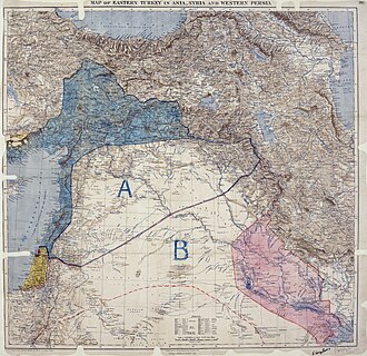 Sykes–Picot Agreement. After Franco-Turkish War, border redesigned with Treaty of Ankara