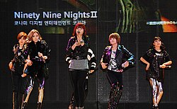 T-ara performing at the Xbox 360 Invitational in 2009