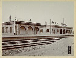Xizhi Gate station of the Jingzhang Railway, c. 1909