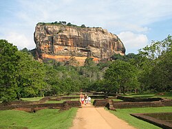 The Sigiriya ("Lion Rock"), a rock fortress and city, built by King Kashyapa (477–495 CE) as a new more defensible capital. It was also used as a Buddhist monastery after the capital was moved back to Anuradhapura.