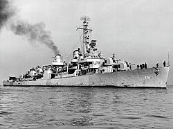 USS McGowan, a Fletcher-class destroyer during World War II