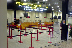 At Shannon Airport, travelers to the United States can "pre-clear" U.S. immigration (2008)