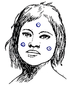 Illustration of a Wichí man with tatoos by Erland Nordenskiöld, 1912