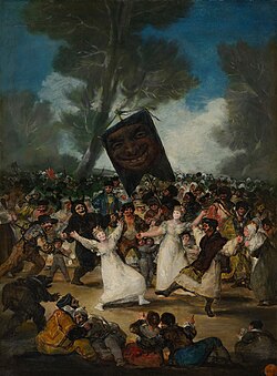 The Burial of the Sardine, Francisco Goya, c. 1812