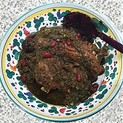 Marag sabzi is a common meal in the homes of Kuwaiti Ajam families.