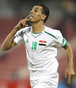 Younis Mahmoud is Iraq's all-time most capped player, having played in 148 official matches.