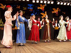 Bosniaks dancing a traditional kolo