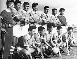 The Bolivian squad that won its first and only Copa América title in 1963