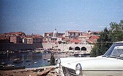 Port of Dubrovnik in 1965