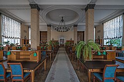 One of the smaller reading rooms
