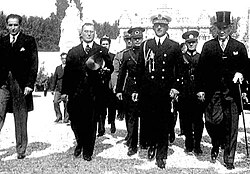 During the visit of King Alexander I of Yugoslavia in 1931