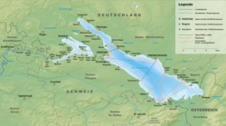 Ship routes on Lake Constance and the High Rhine
