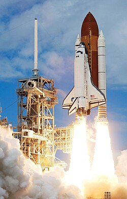 Launch of the Space Shuttle Discovery on STS-120