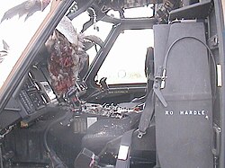 The same UH-60, as seen from the inside