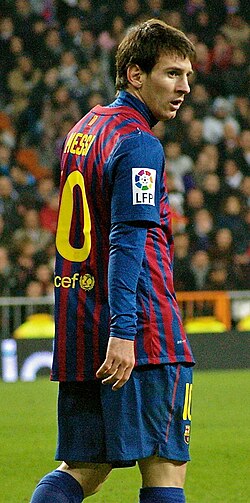Messi finished 2012 with 91 goals, breaking the previous record held by Gerd Müller while winning his fourth consecutive FIFA Ballon d'Or.