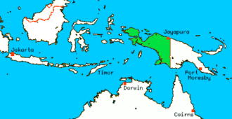 Western New Guinea was formally annexed by Indonesia in 1969.