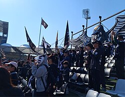 Black List supporters' group in the Black Zone stand