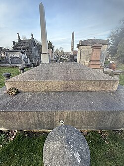 Tomb of Augustus Frederick, Kensal Green Cemetery, London (February 2025)