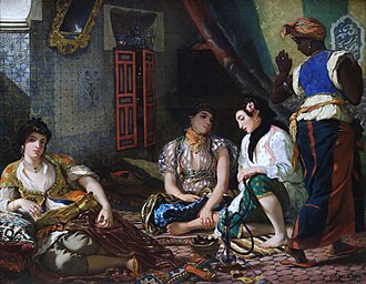The Women of Algiers (1834) by Eugène Delacroix