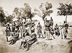 Highlanders of Amir Yaqub at Gandamak