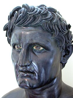 Bronze bust of Seleucus I Nicator.